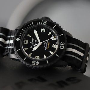 OCEAN OF STORMS Swatch X Blancpain Black